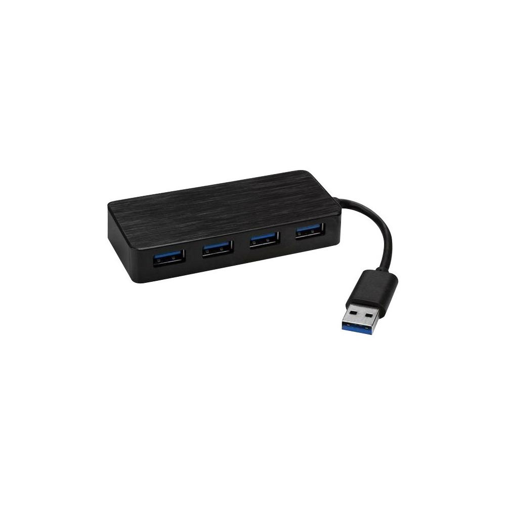 Produktbild för StarTech.com USB 3.0-hubb med 4 portar - Minihubb med laddningsport - Strömadapter medföljer - hubb - 4 portar