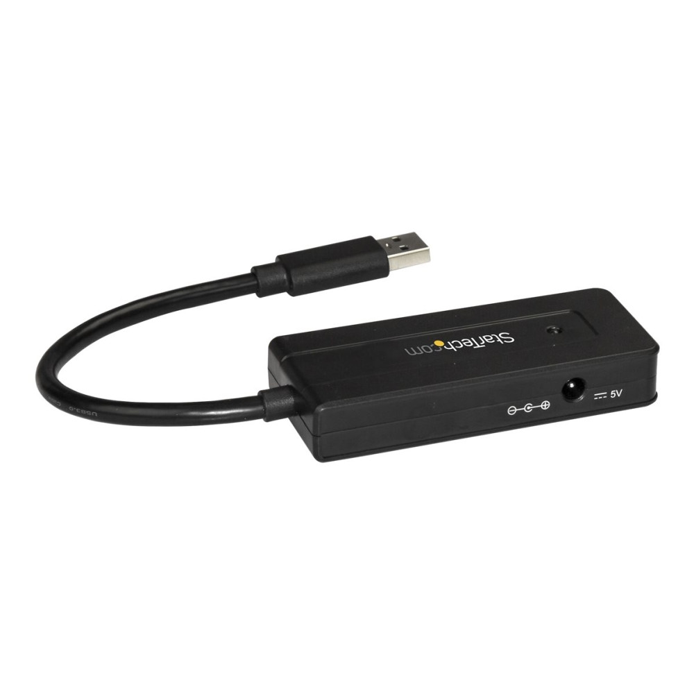 Produktbild för StarTech.com USB 3.0-hubb med 4 portar - Minihubb med laddningsport - Strömadapter medföljer - hubb - 4 portar