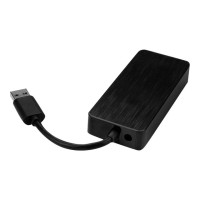 Produktbild för StarTech.com USB 3.0-hubb med 4 portar - Minihubb med laddningsport - Strömadapter medföljer - hubb - 4 portar