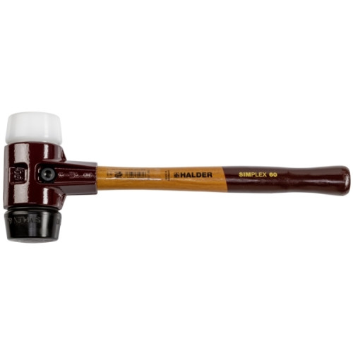 Halder Halder SIMPLEX 3027.060 gummihammare ergonomiskt grepp, mell...