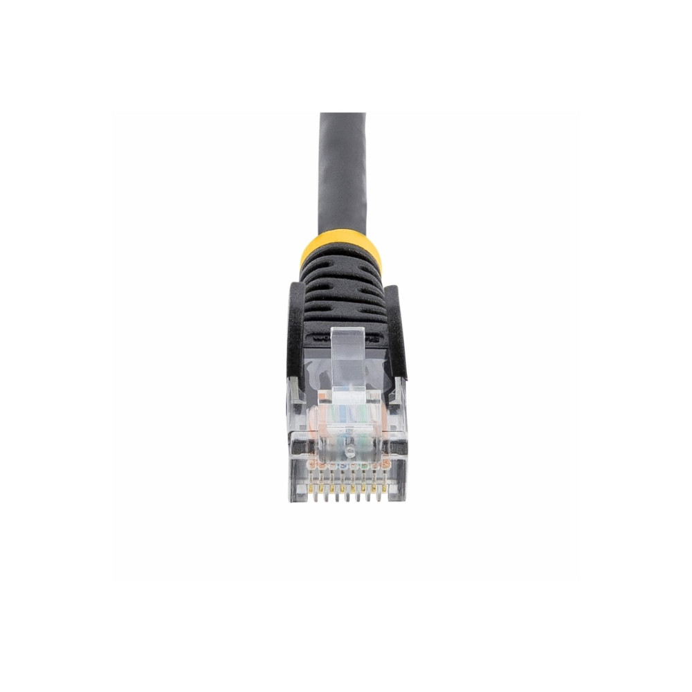 Produktbild för StarTech.com Cat5e patchkabel med hakfria RJ45-kontakter – 2 m, svart - patch-kabel - 2 m - svart