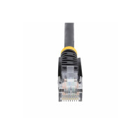 Produktbild för StarTech.com Cat5e patchkabel med hakfria RJ45-kontakter – 2 m, svart - patch-kabel - 2 m - svart