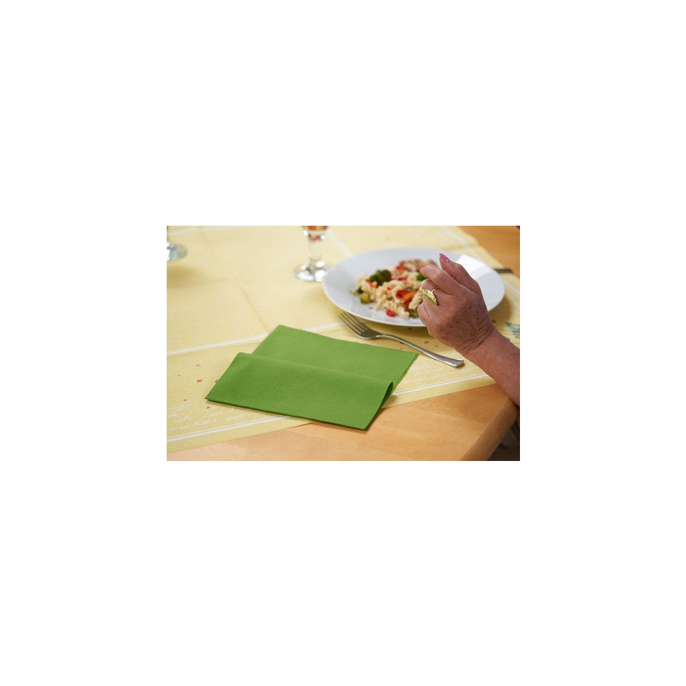 Produktbild för Duni - servett - Unicolor - örtgrå - Storlek 40 x 40 cm (paket om 50)