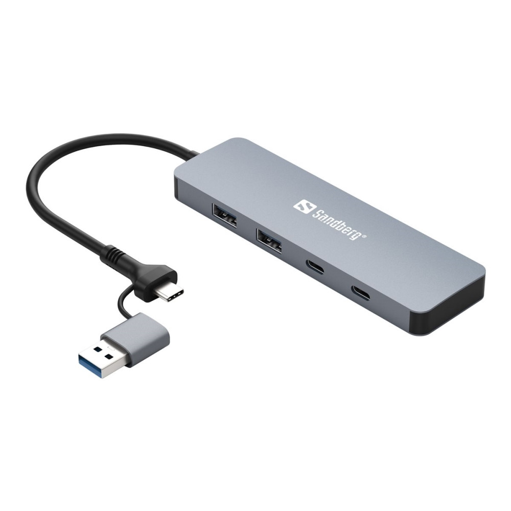 Produktbild för Sandberg - hubb - USB-C/A - 4 portar