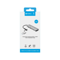 Produktbild för Sandberg - hubb - USB-C/A - 4 portar