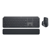 Produktbild för Logitech MX Keys Combo for Business - 2:a generationen - sats med tangentbord och mus - AZERTY - fransk - grafit Inmatningsenhet