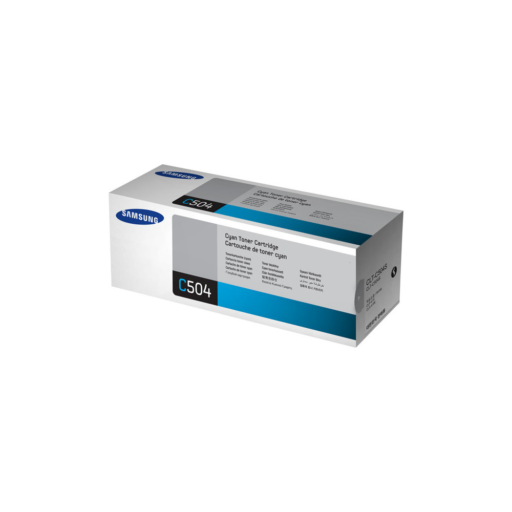 Produktbild för Samsung CLT-C504S - cyan - original - tonerkassett
