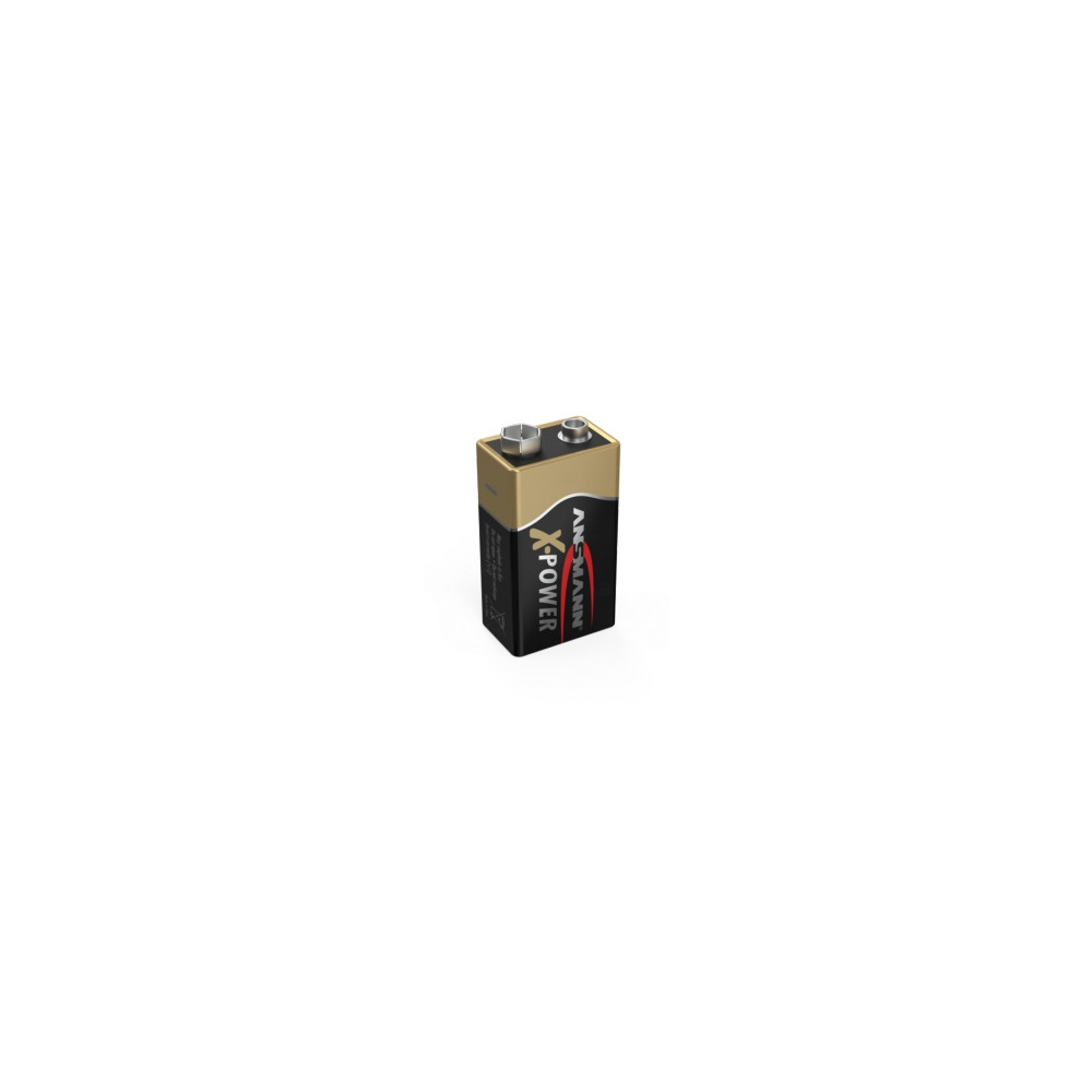 Produktbild för Ansmann Batterie Block E / 6LR61 1er X-Pow. Spannung von 9 V