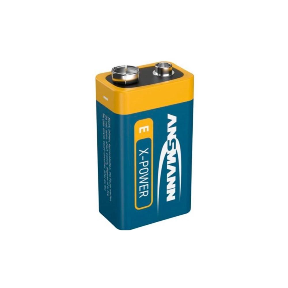 Produktbild för Ansmann Batterie Block E / 6LR61 1er X-Pow. Spannung von 9 V