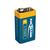 Produktbild för Ansmann Batterie Block E / 6LR61 1er X-Pow. Spannung von 9 V
