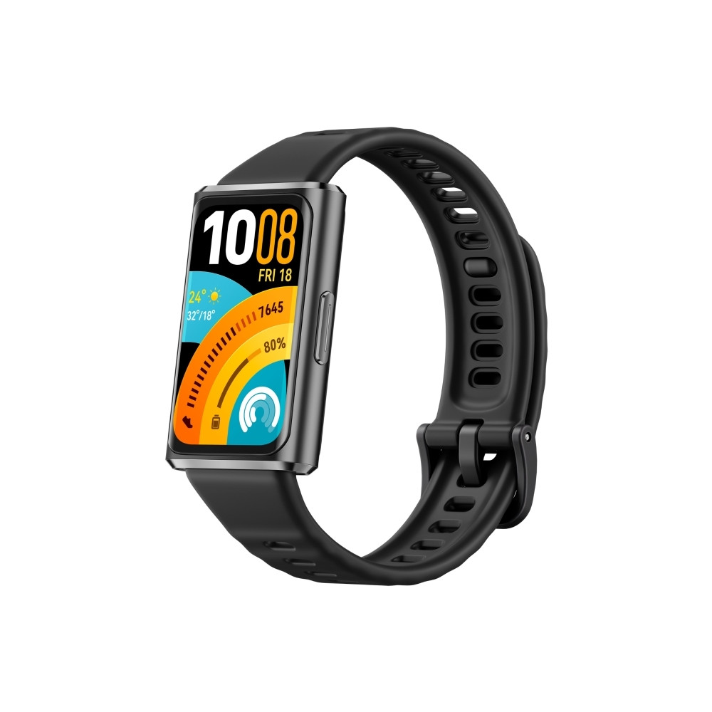 Produktbild för Huawei Band 11 Pro - aluminiumlegering - aktivitetspårare med rem - svart - svart