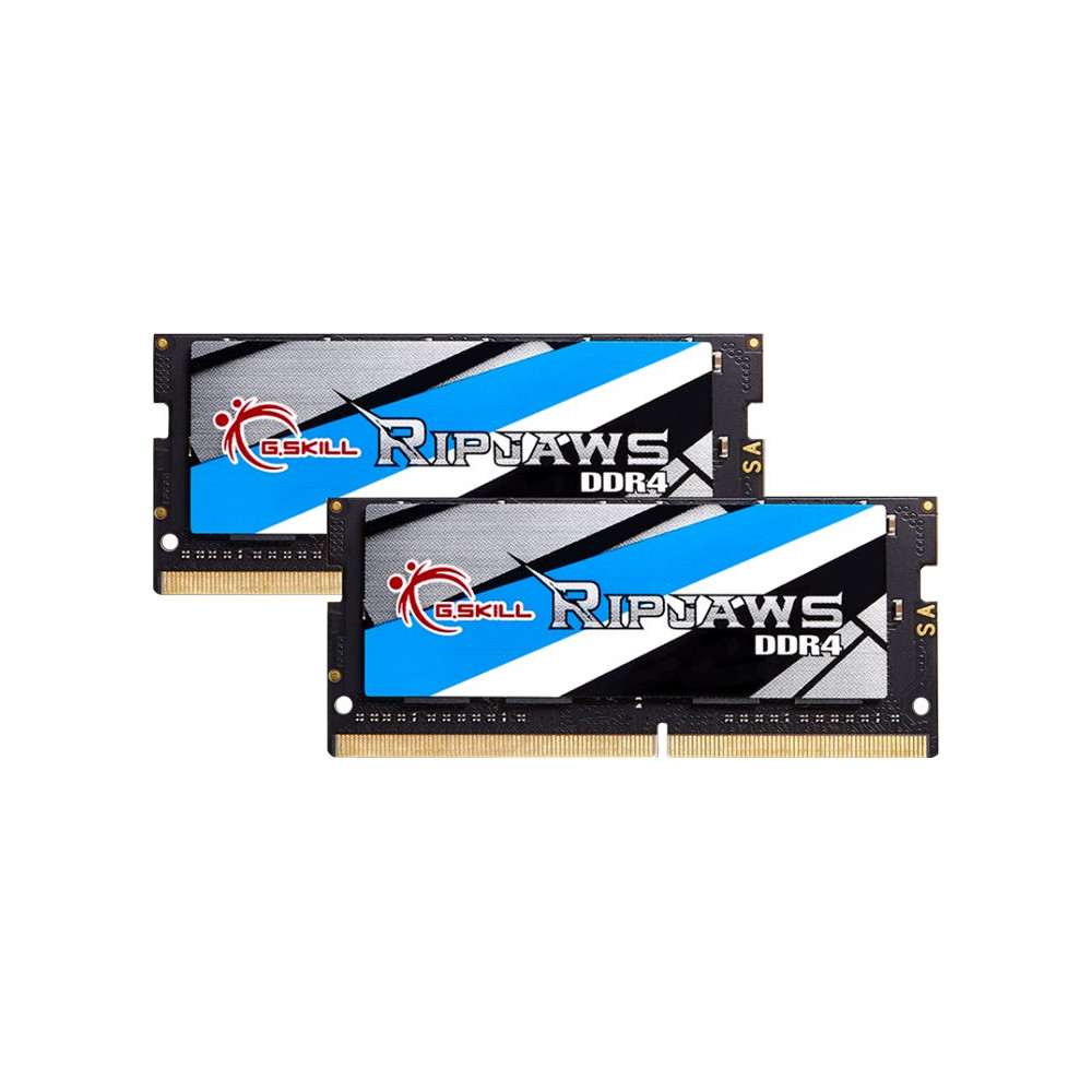 Produktbild för G.Skill Ripjaws - DDR4 - sats - 32 GB: 2 x 16 GB - SO DIMM 260-pin - 2400 MHz / PC4-19200 - ej buffrad