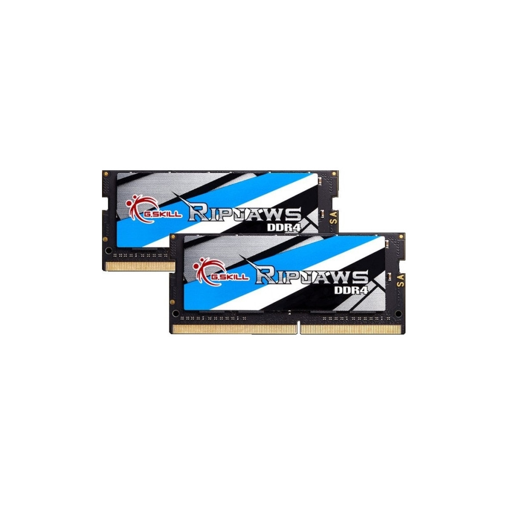 Produktbild för G.Skill Ripjaws - DDR4 - sats - 32 GB: 2 x 16 GB - SO DIMM 260-pin - 2400 MHz / PC4-19200 - ej buffrad