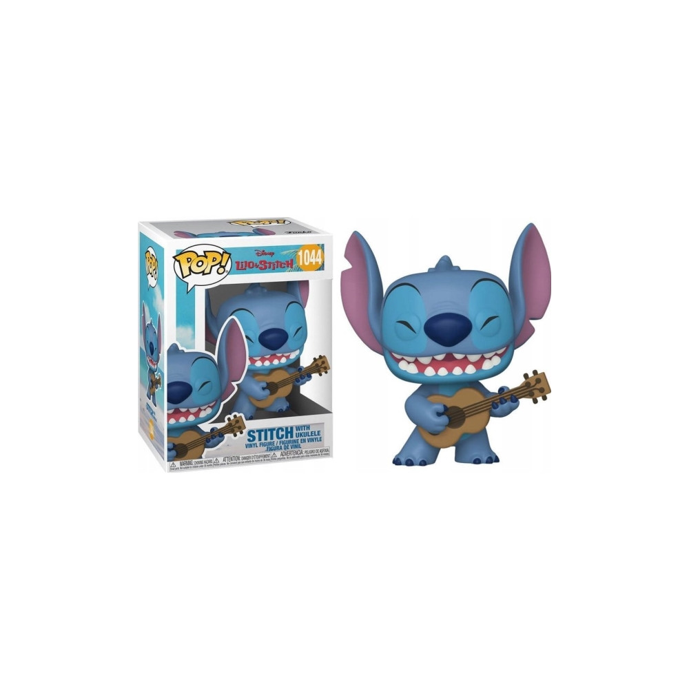 Produktbild för Funko! POP Vinyl Lilo och Stitch med ukulele Stitch w Ukelel...