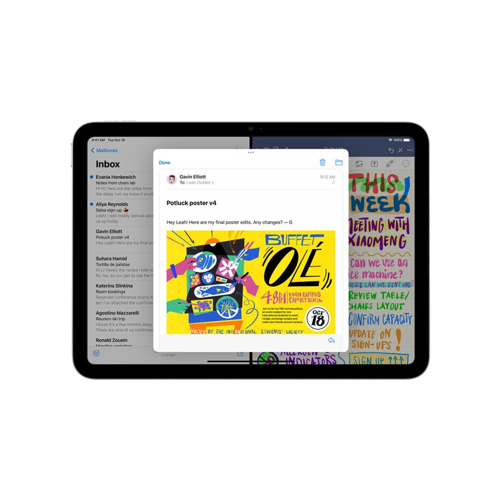 Produktbild för Apple 10.9-inch iPad Wi-Fi - 10:e generation - surfplatta - 64 GB - 10.9"