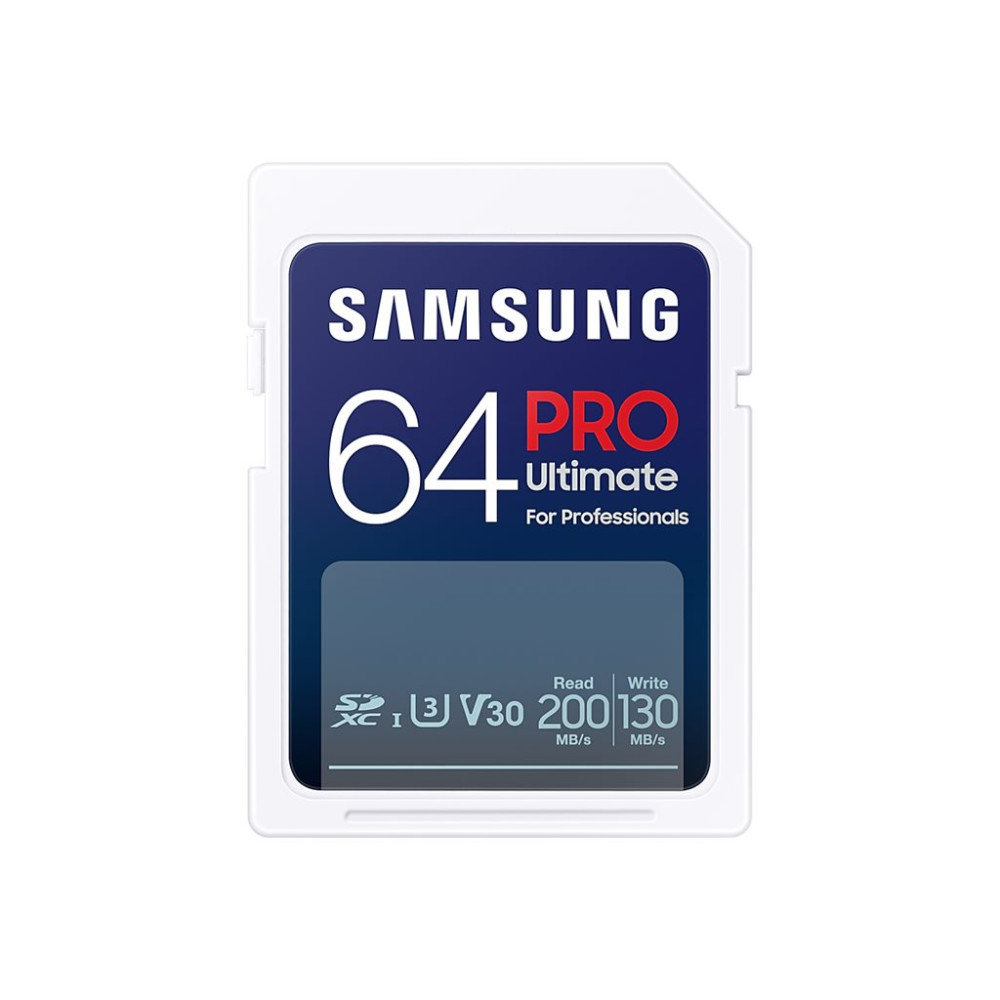Produktbild för Samsung PRO Ultimate MB-SY64S - flash-minneskort - 64 GB - SDXC UHS-I