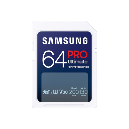 SAMSUNG Samsung PRO Ultimate MB-SY64S - flash-minneskort - 64 GB - SDXC UHS-I