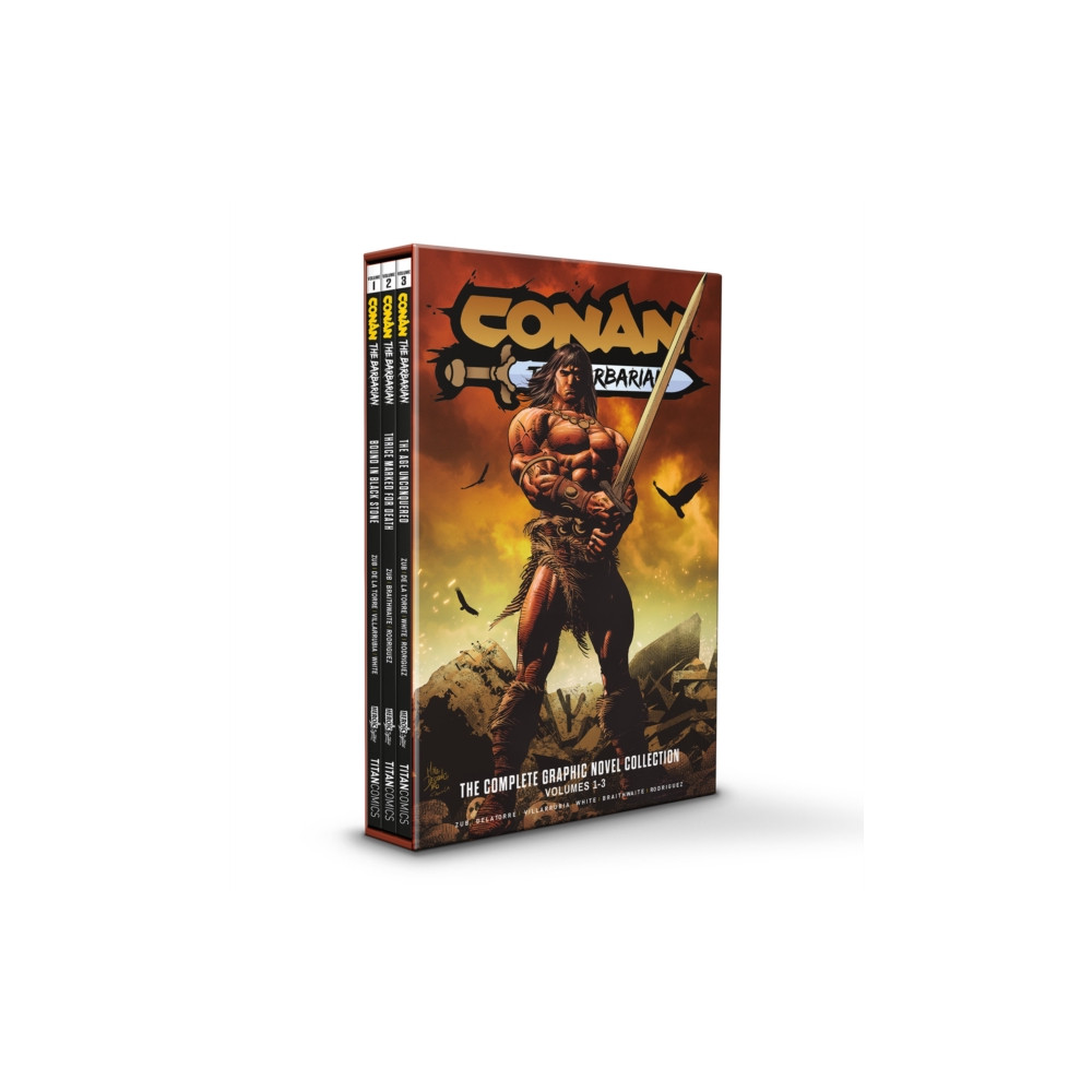 Produktbild för Conan the Barbarian 1-3 Slipcase Set (häftad, eng)