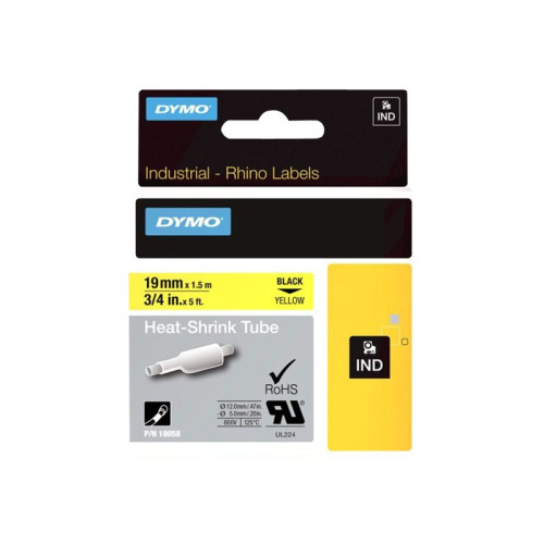 Newell Rubbermaid DYMO RhinoPRO Heat shrink tubing - fodral - Rulle (1,9 cm)