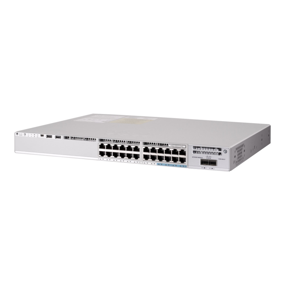 Produktbild för Cisco Catalyst 9200 - Network Essentials - switch - 24 portar - Administrerad - rackmonterbar