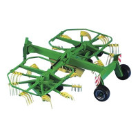 Produktbild för BRUDER Professional series - Krone dual rotary swath windrower