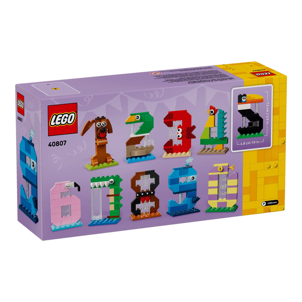Produktbild för LEGO 40807 - Födelsedagsnummer - byggsats