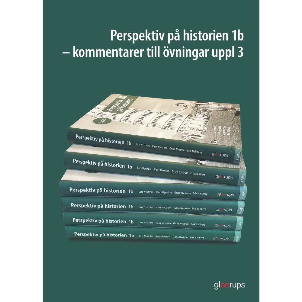 Produktbild för Perspektiv på historien 1b Kommentarer till övningar Gy25 (bok, spiral)