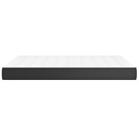 Produktbild för Pocketresårmadrass medium svart 137x190x20 cm konstläder