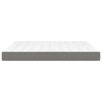 Produktbild för Pocketresårmadrass medium mörkgrå 183x213x20 cm tyg