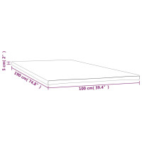 Produktbild för Bäddmadrass 100x190x5 cm