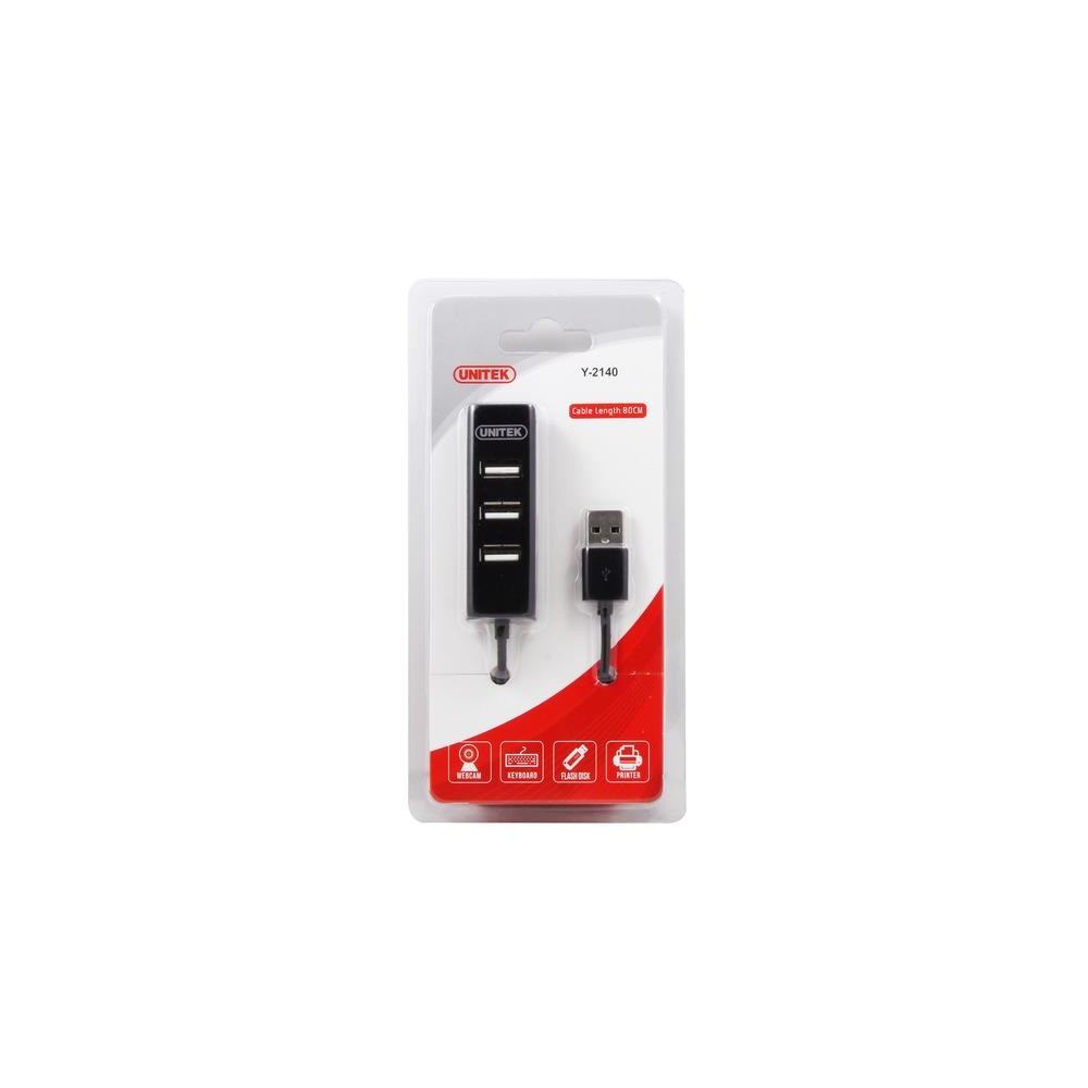 Produktbild för Unitek Y-2140 - hubb - 4 portar