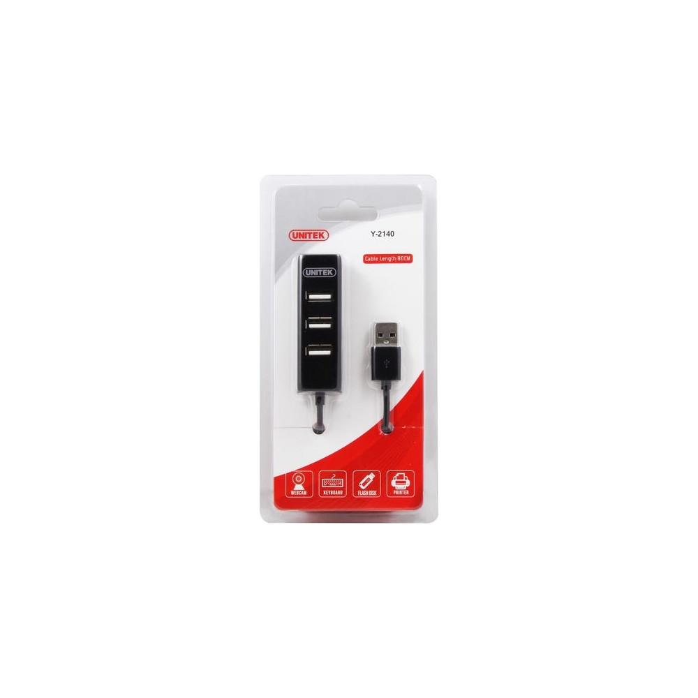 Produktbild för Unitek Y-2140 - hubb - 4 portar