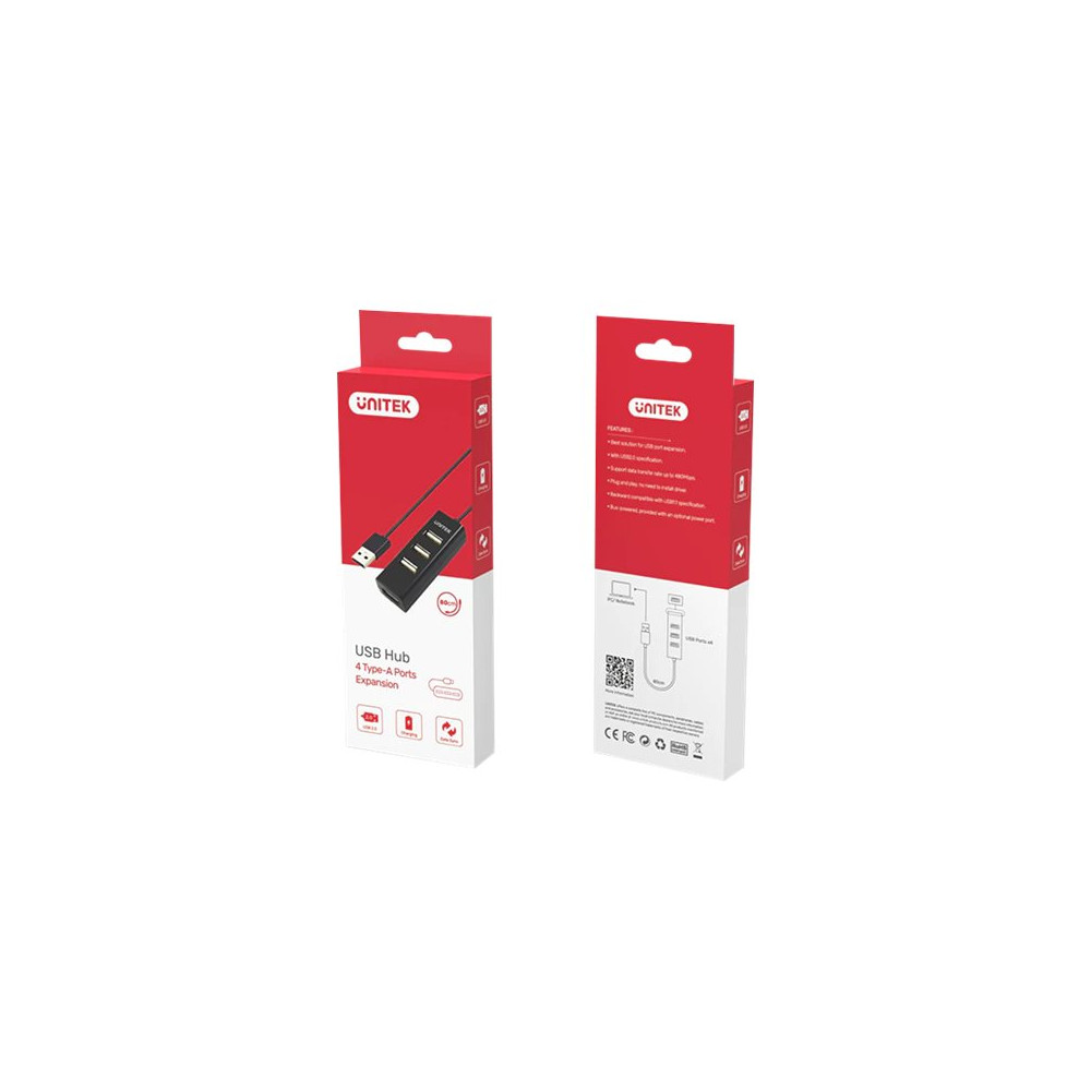 Produktbild för Unitek Y-2140 - hubb - 4 portar