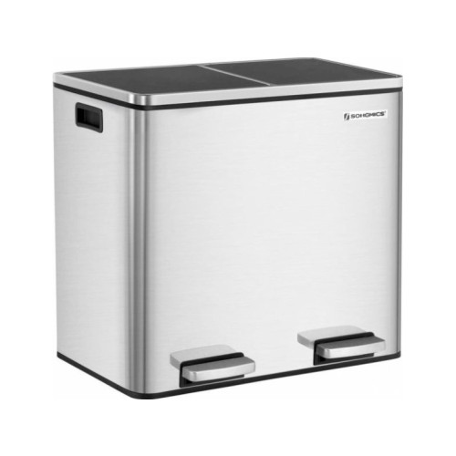 Songmics Sopkorg Songmics för sortering med pedal silver (SGM-LTB60NL...
