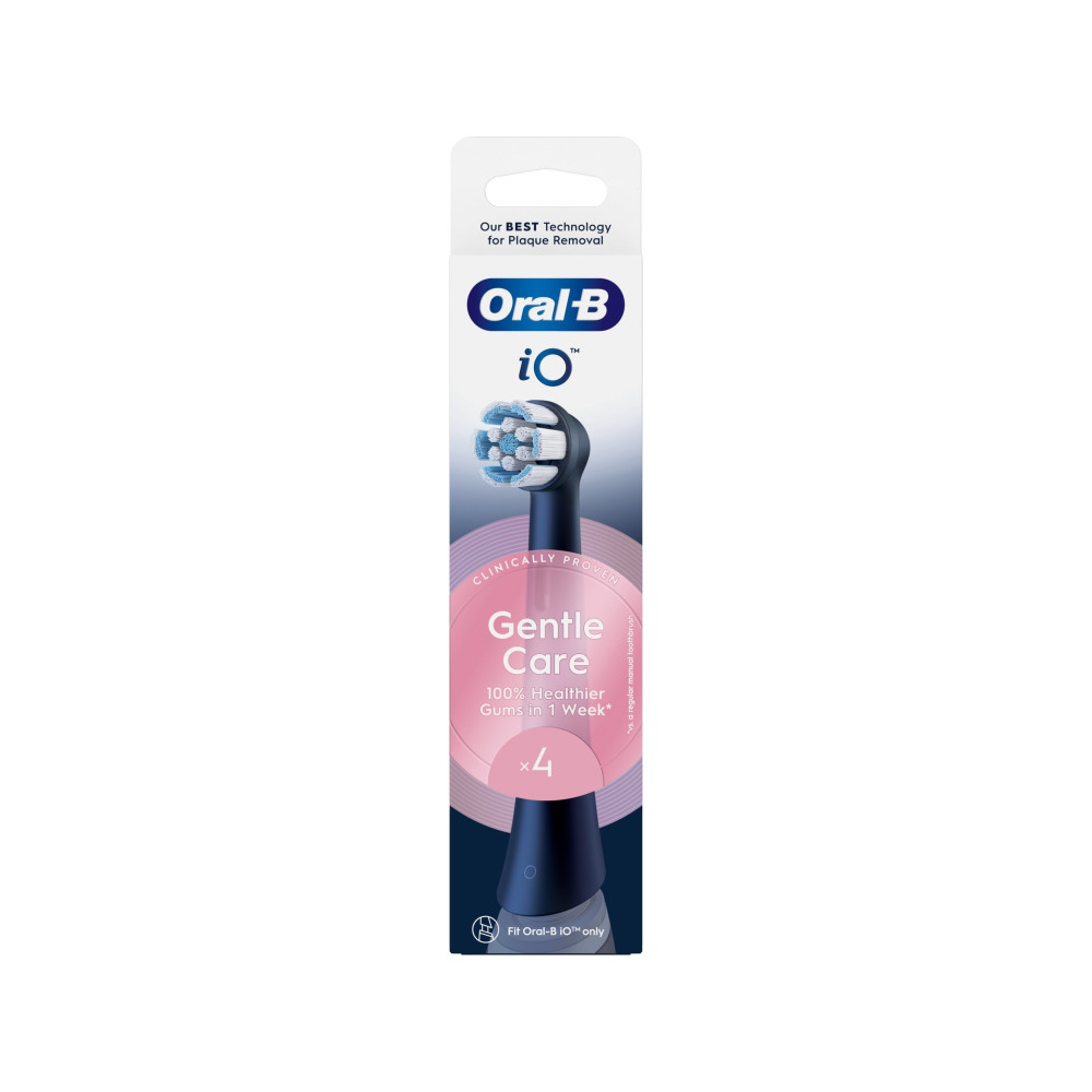 Produktbild för Oral-B iO GentleCare utbytbara tandborsthuvuden (vuxen) 4 st...