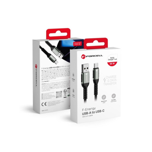 ForCell Forcell USB 2.0 till USB-C-kabel