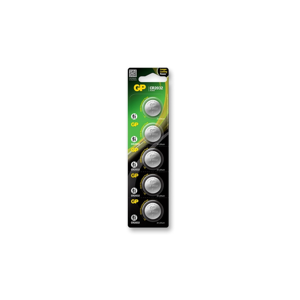 Produktbild för GP batteri - 5 x CR2032 - Li