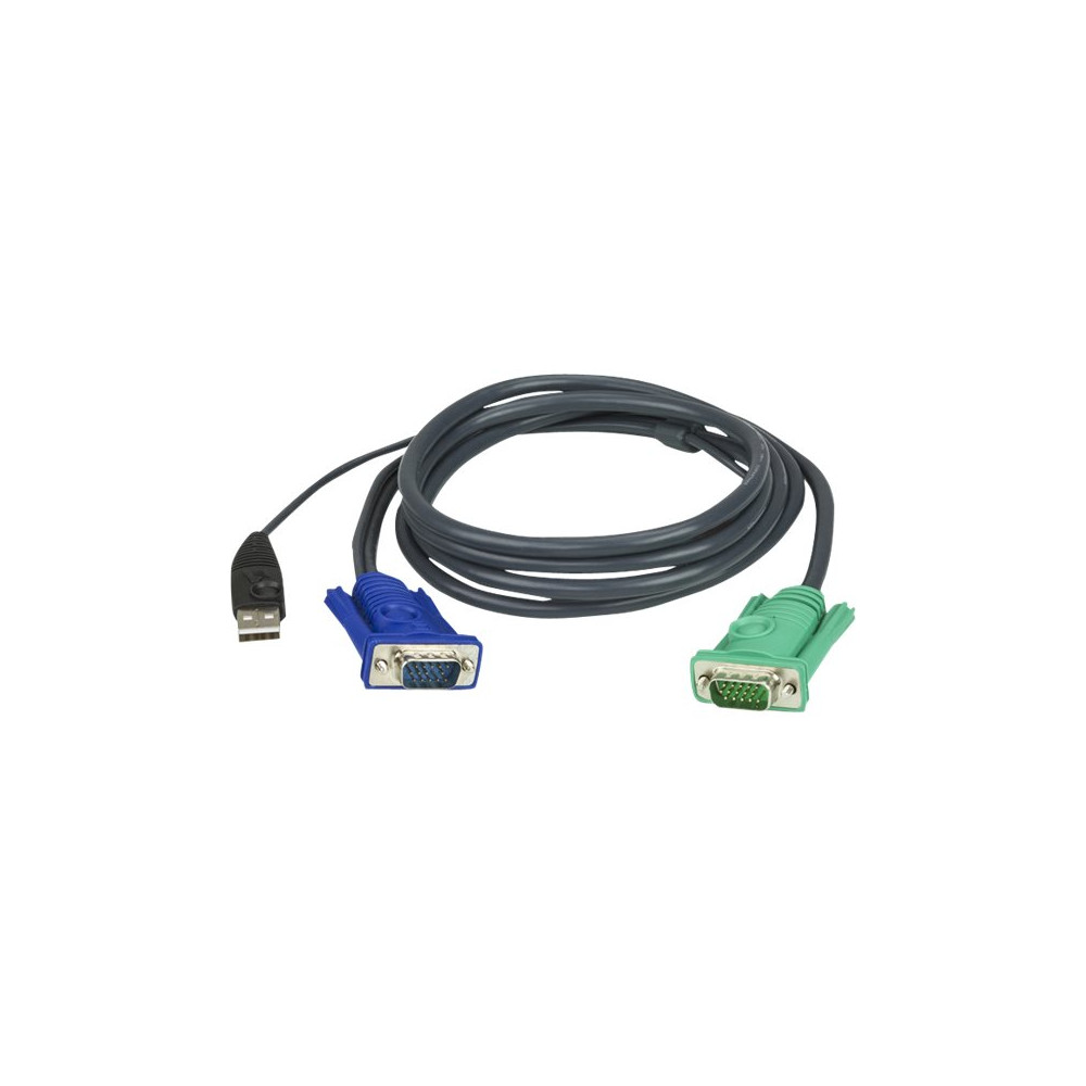 Produktbild för ATEN Micro-Lite 2L-5205U - tangentbords-/video-/muskabel