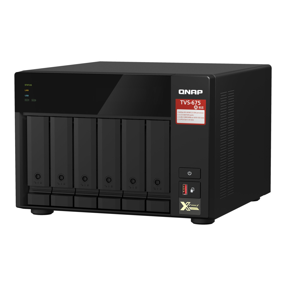 Produktbild för QNAP TVS-675 - NAS-server