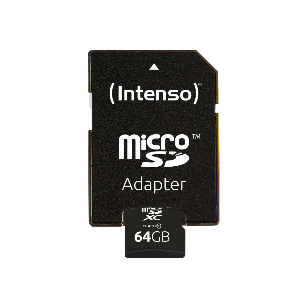 Produktbild för Intenso - flash-minneskort - 64 GB - microSDXC