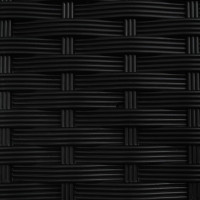 Produktbild för Upphöjd Bädd med Spaljé och Tak Svart 124 x 40 x 127 cm PP