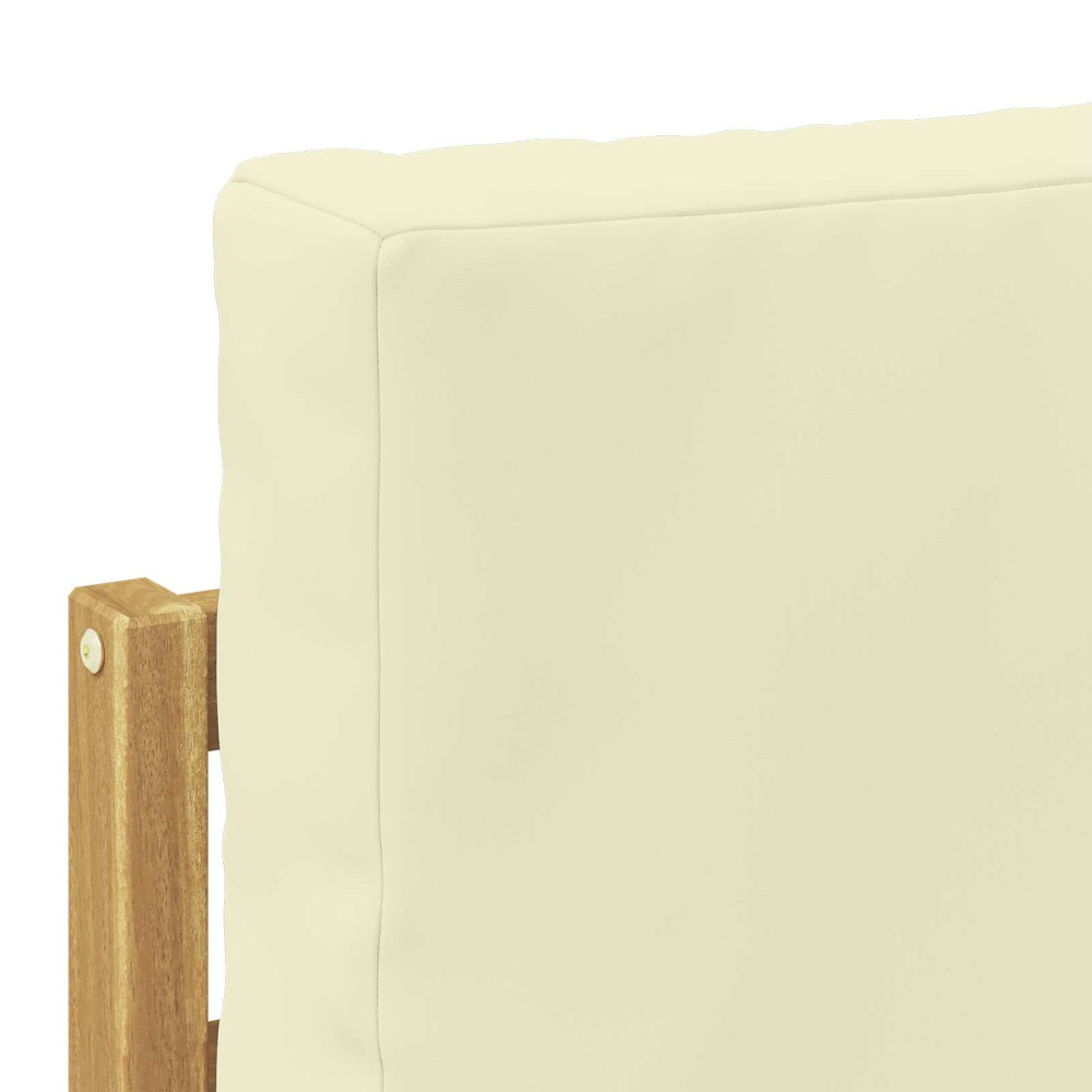 Produktbild för Utomhussoffset Polyester Vit