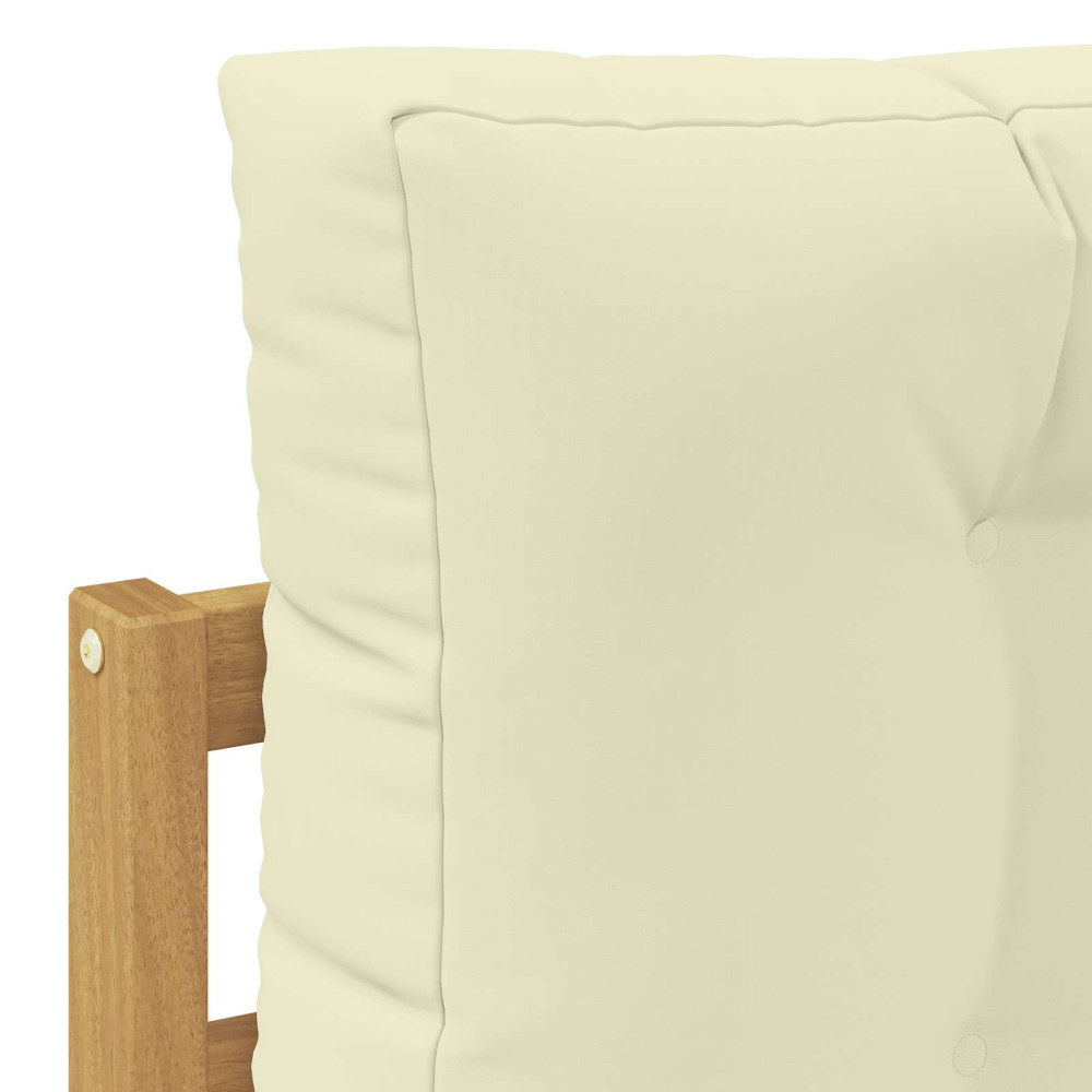 Produktbild för Utomhussoffa Polyester Vit