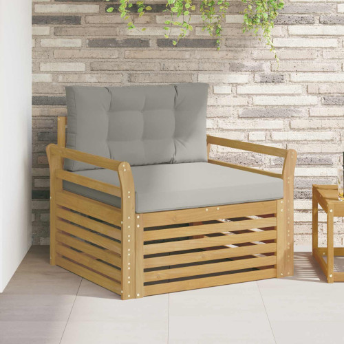 vidaXL Utomhussoffa Polyester Vit