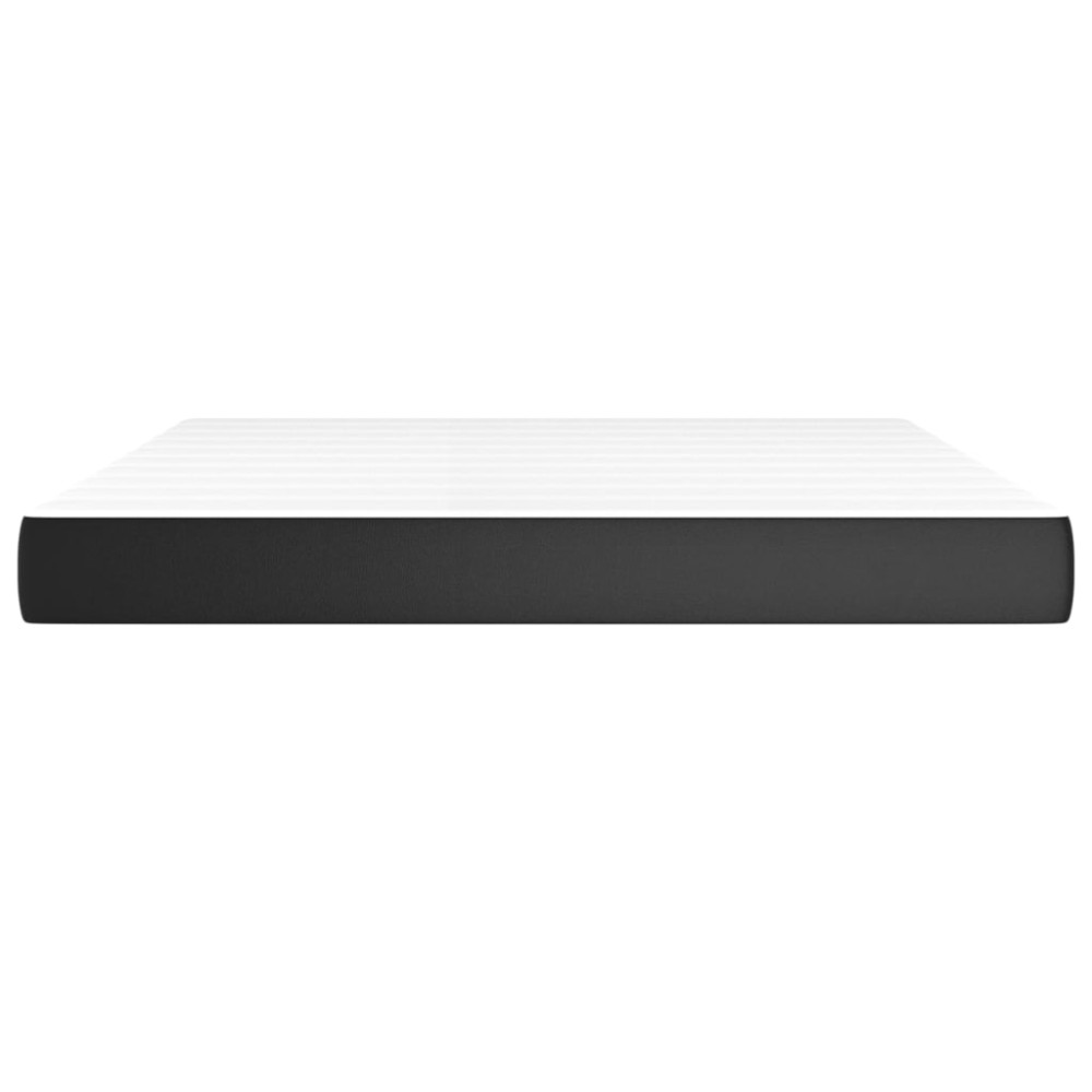 Produktbild för Pocketresårmadrass medium svart 152x203x20 cm konstläder