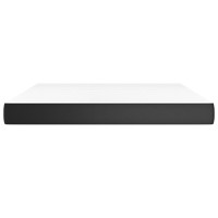 Produktbild för Pocketresårmadrass medium svart 152x203x20 cm konstläder