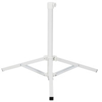 Produktbild för Parasolställ Vit Stål for 25-32 mm Pole