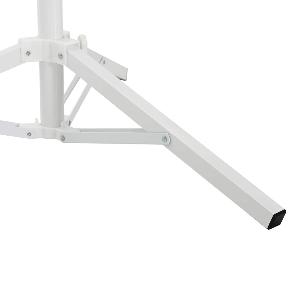 Produktbild för Parasolställ Vit Stål for 25-32 mm Pole