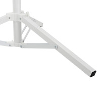 Produktbild för Parasolställ Vit Stål for 25-32 mm Pole