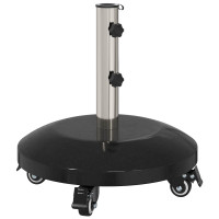 Produktbild för Granite Parasol Base med hjul för 40-50 mm stång 29 kg Svart